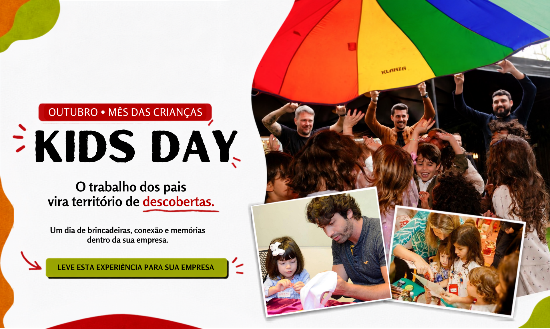 Kids Day Malucolândia: brincadeiras e experiências para filhos de colaboradores dentro da empresa