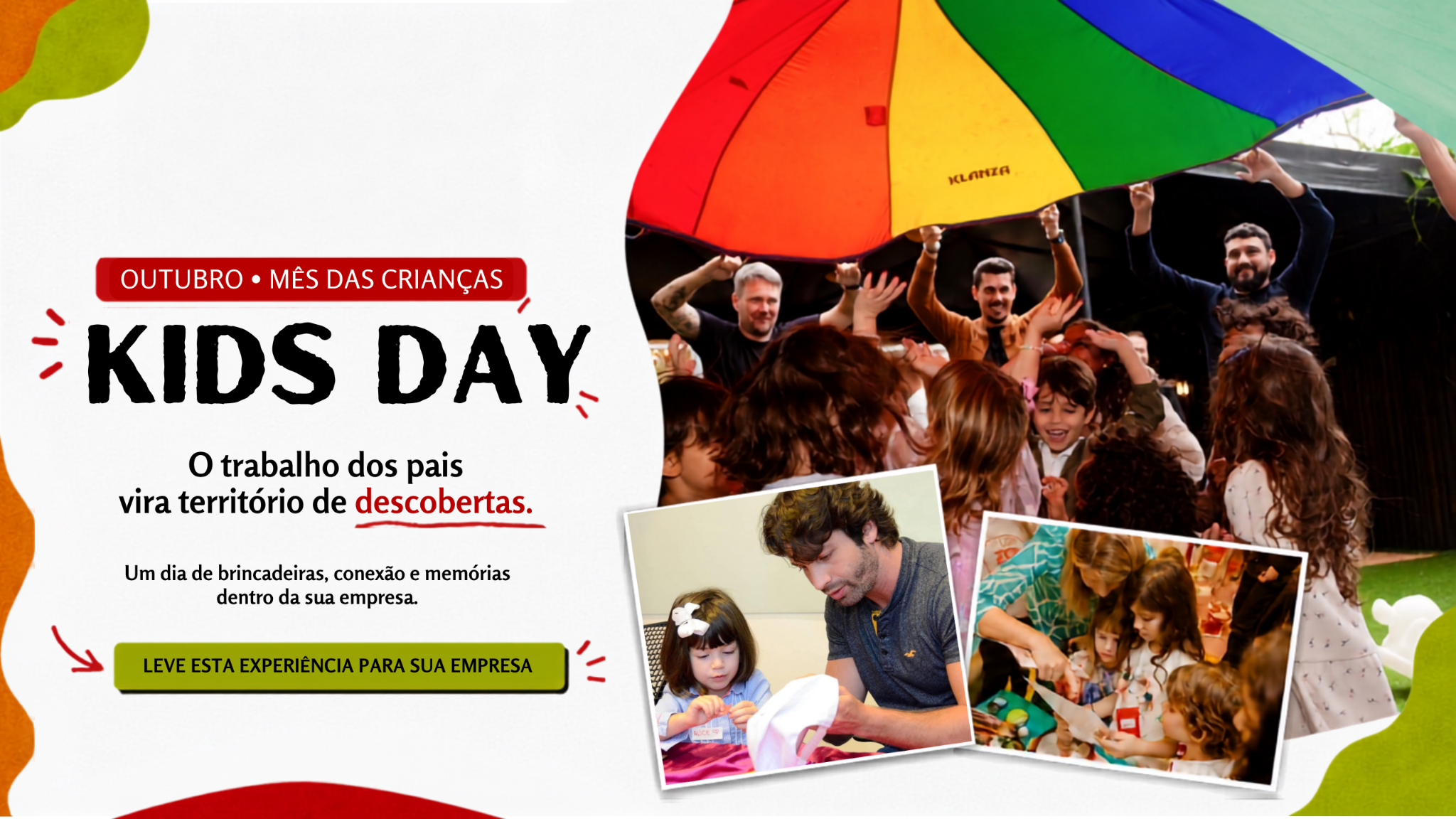 Kids Day Malucolândia: brincadeiras e experiências para filhos de colaboradores dentro da empresa